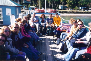 Students on Boat